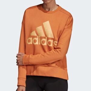 Adidas ID Glam Crewneck Sweatshirt Side Snaps